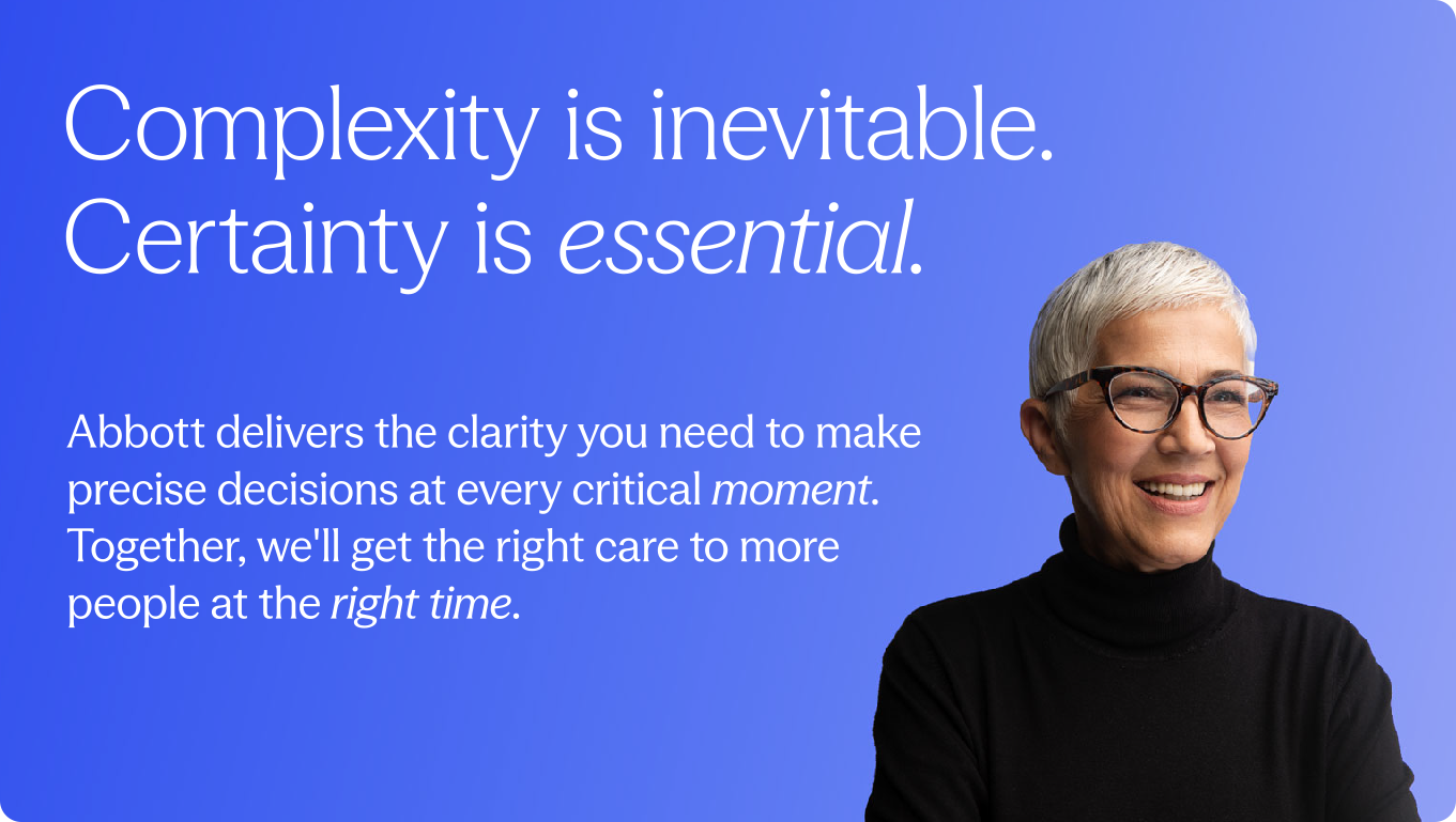 Complexity is inevitable. Certainty is essential.