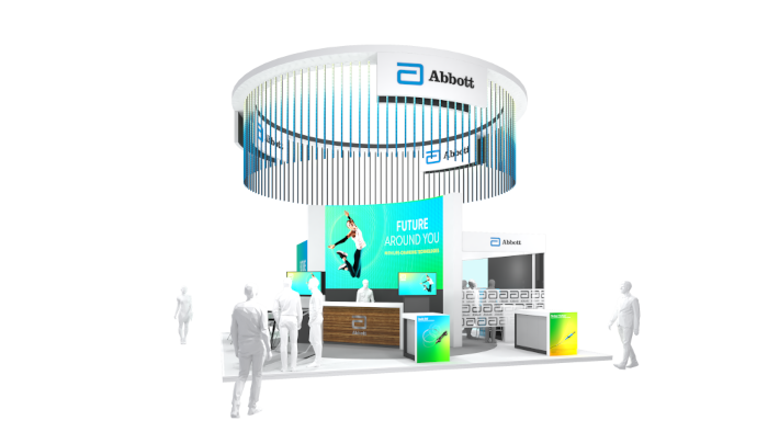 Illustration of the Abbott Booth at LINC 2024